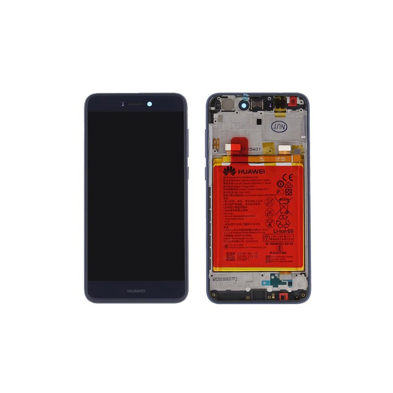 LCD + dotyk + rámček + batéria pre Huawei P9 Lite / Honor 8 Lite, blue (Service Pack)