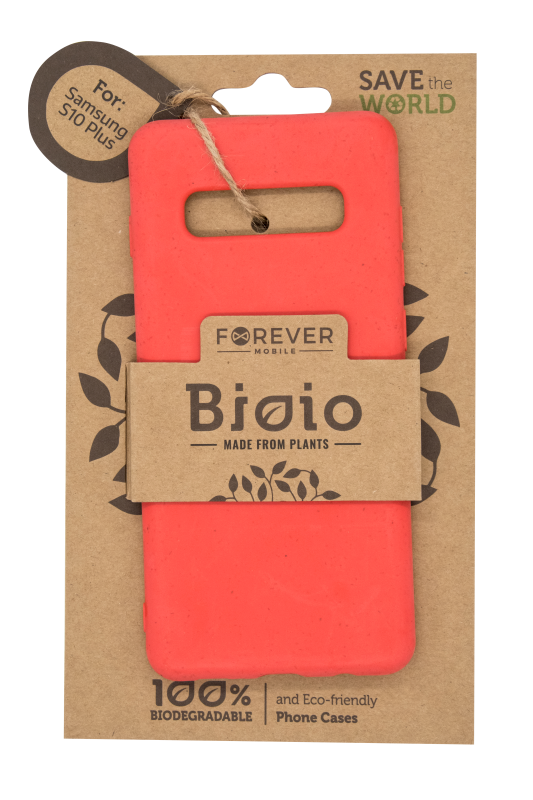 Eko pouzdro Forever Bioio pro Samsung Galaxy S10 Plus, červená