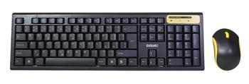 Bezdrátová klávesnice a myš EVOLVEO WK-160, černá