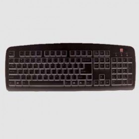 Tenká klávesnica A4tech KB-720, CZ / US, USB, čierna