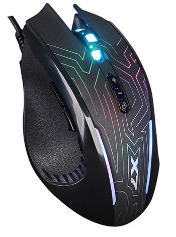Herní myš A4tech X87 Oscar Neon, USB, černá