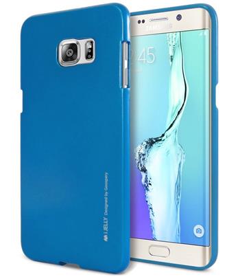 Silikonové pouzdro Mercury iJelly Metal pro Samsung Galaxy A70, modrá