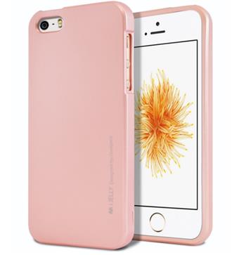Silikonové pouzdro Mercury iJelly Metal pro Apple iPhone 11 Pro, růžovo/zlatá