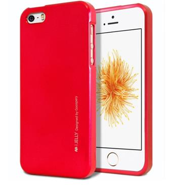 Silikonové pouzdro Mercury iJelly Metal pro Apple iPhone 11 Pro, červená