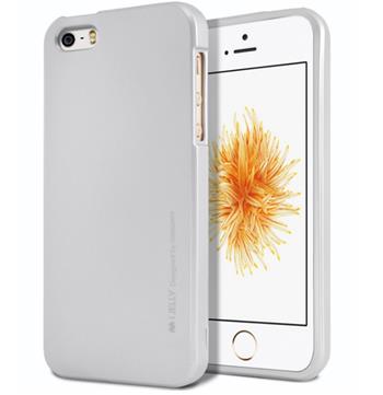 Silikonové pouzdro Mercury iJelly Metal pro Apple iPhone 11, stříbrná
