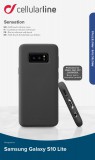 Silikonové pouzdro CellularLine SENSATION pro Samsung Galaxy S10e, černá