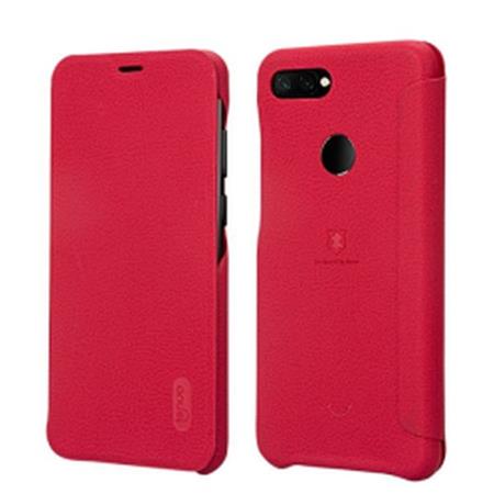 Flipové pouzdro Lenuo Ledream pro Xiaomi Mi 8 Lite, červená