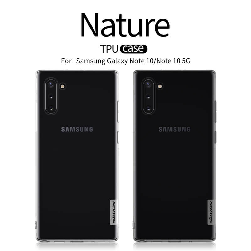 Silikonové pouzdro Nillkin Nature pro Samsung Galaxy Note 10, grey