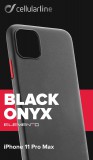Zadný kryt CellularLine Elemento Black Onyx pre Apple iPhone 11 Pro Max