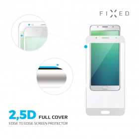Tvrdené sklo FIXED Full-Cover pre Huawei Mate 10 Lite, white