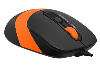 Optická myš A4tech FM10 FSTYLER, USB, oranžová