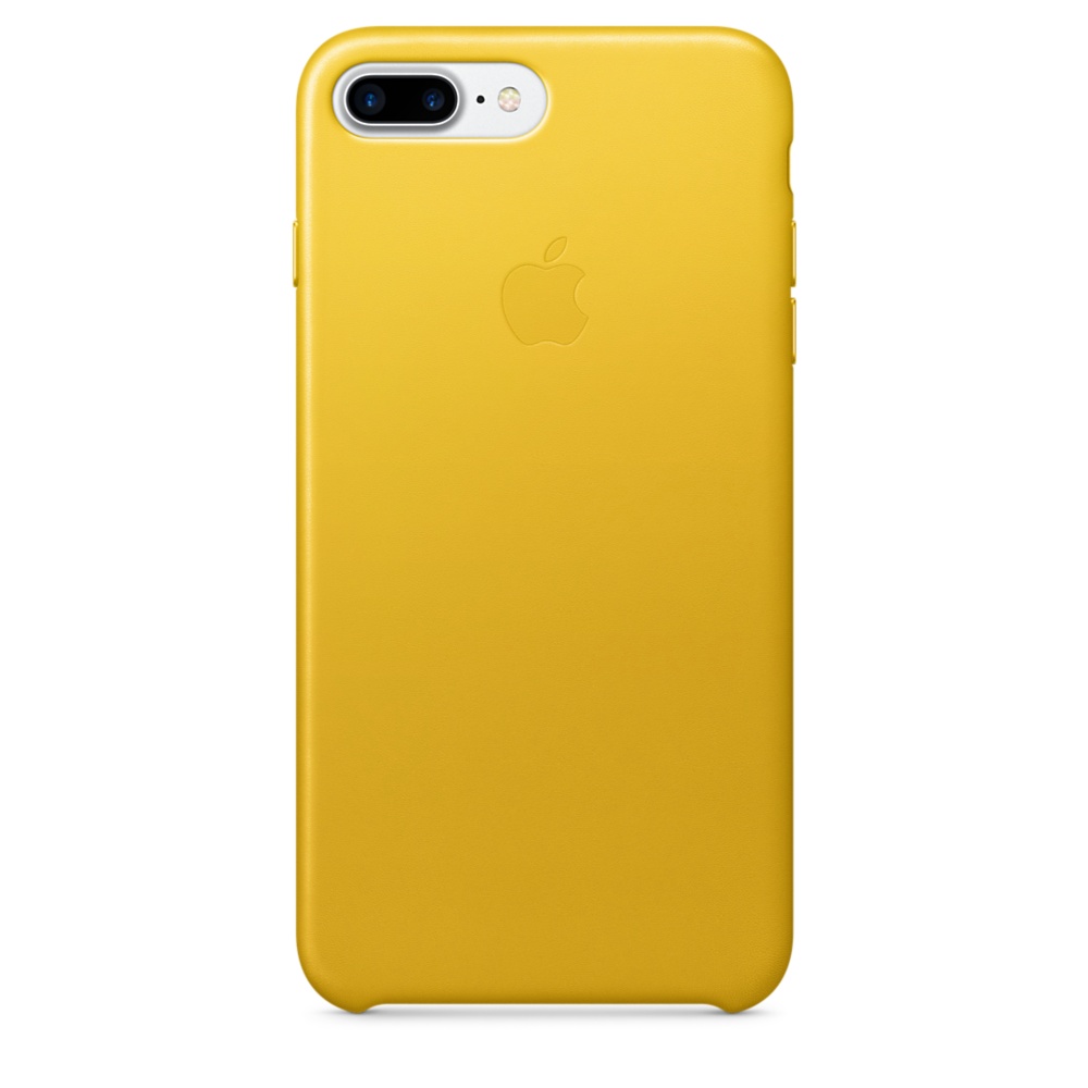 Kožené pouzdro Leather Case pro Apple iPhone 7 Plus, sunflower