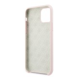 Guess 4G Silicone Tone Zadní kryt GUHCN61LS4GLP pro Apple iPhone 11 light pink 