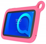 Alcatel 1T 7 Kids 1GB/8GB + dětský ochranný obal růžová / černá