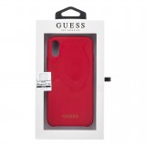 Guess silikonové pouzdro GUHCPXLSGLRE pro Apple iPhone X / XS red