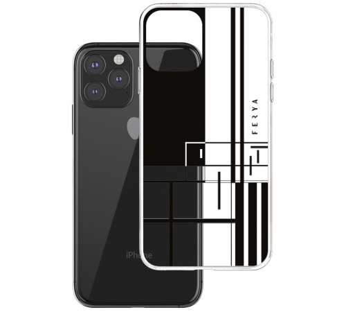Kryt ochranný 3 mastných kyselín Fery Slim pre Apple iPhone 11 Pro, black