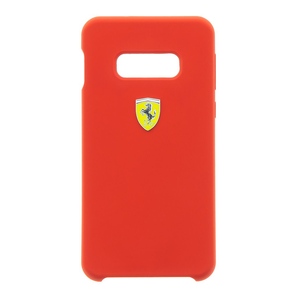 Ferrari SF Silikonový kryt FESSIHCS10RE pro Samsung Galaxy S10 red