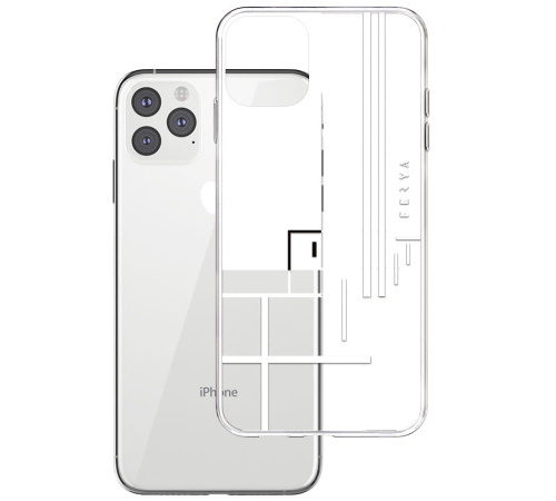 Kryt ochranný 3mk Fery Slim pre Apple iPhone 11 Pro Max, LINE White