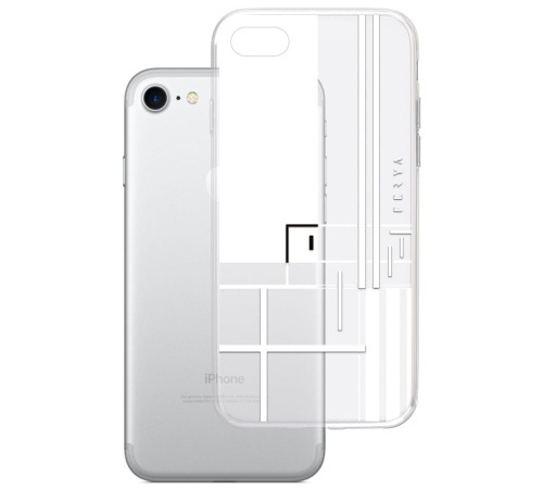 Kryt ochranný 3 mastných kyselín Fery Slim pre Apple iPhone 7/8 / SE 2020, LINE White