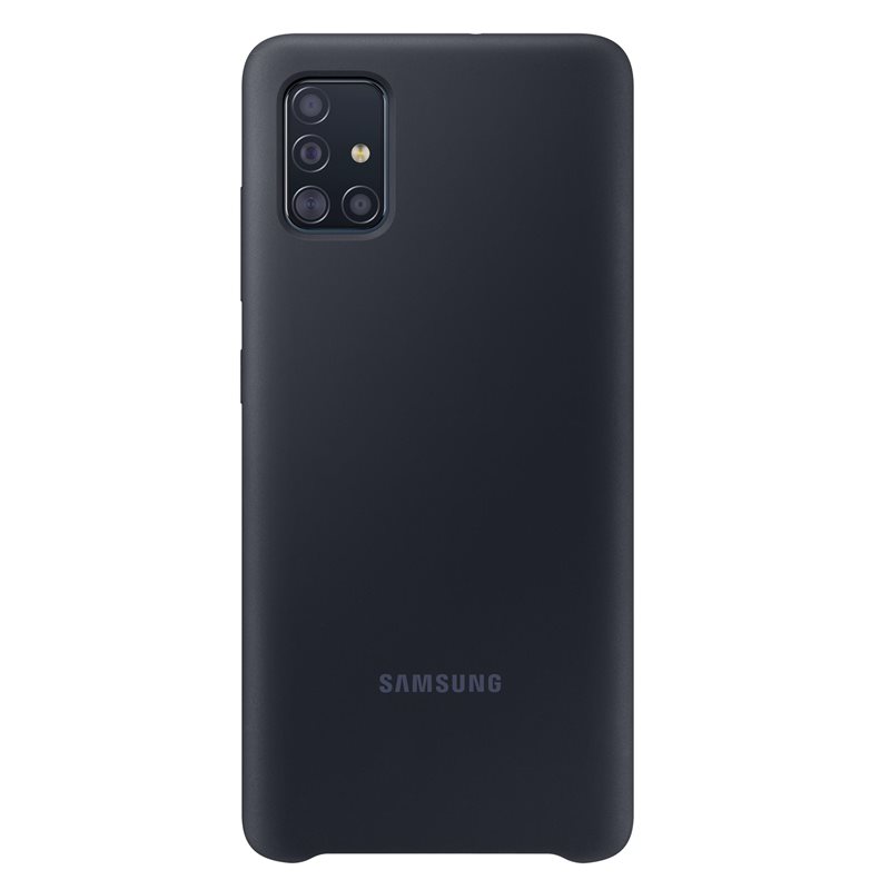 Silikonové pouzdro Silicone Cover EF-PA515TBEGEU pro Samsung Galaxy A51, černá