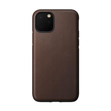 Ochranný kryt Nomad Rugged Leather case pro Apple iPhone 11, hnědá
