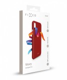 Zadní pogumovaný kryt FIXED Story pro Xiaomi Redmi Note 8, červený