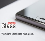 Tvrdené sklo 3 mastných kyselín FlexibleGlass pre Nokia 2720 Flip