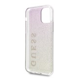 Guess Glitter Gradient Zadní kryt GUHCN65PCUGLGPI pro Apple iPhone 11 Pro Max pink 