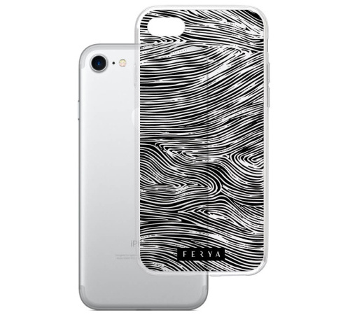 Kryt ochranný 3 mastných kyselín Fery Slim pre Apple iPhone 7/8 / SE 2020, FOREST Black