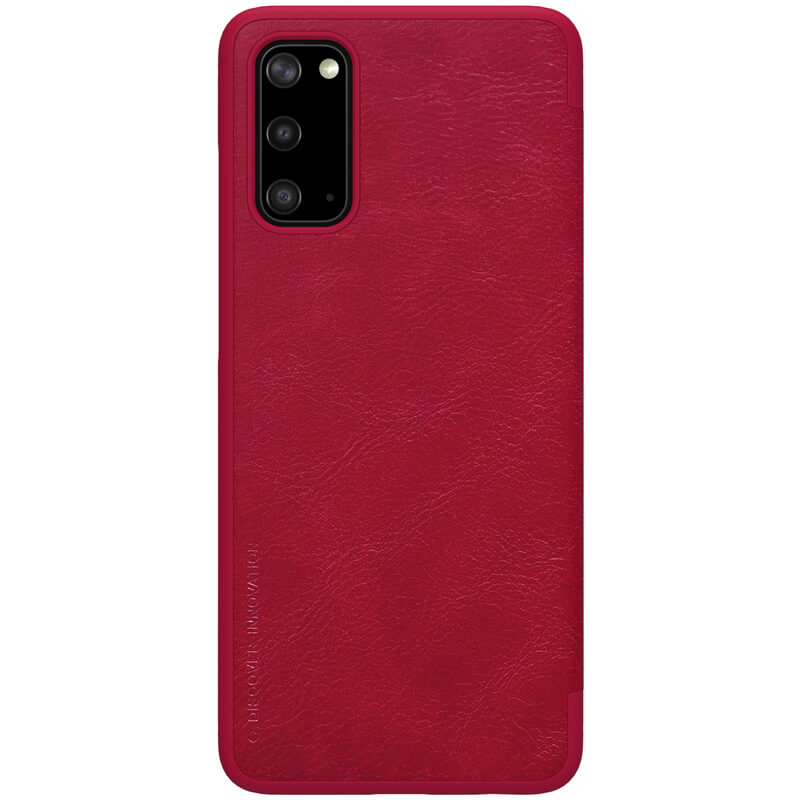 Nillkin Qin flipové pouzdro pro Samsung Galaxy S20 red