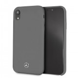 Mercedes Lining silikonové pouzdro MEHCI61SILGR pro Apple iPhone XR grey