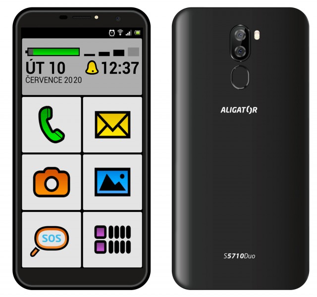 ALIGATOR S5710 SENIOR Duo 16GB černý