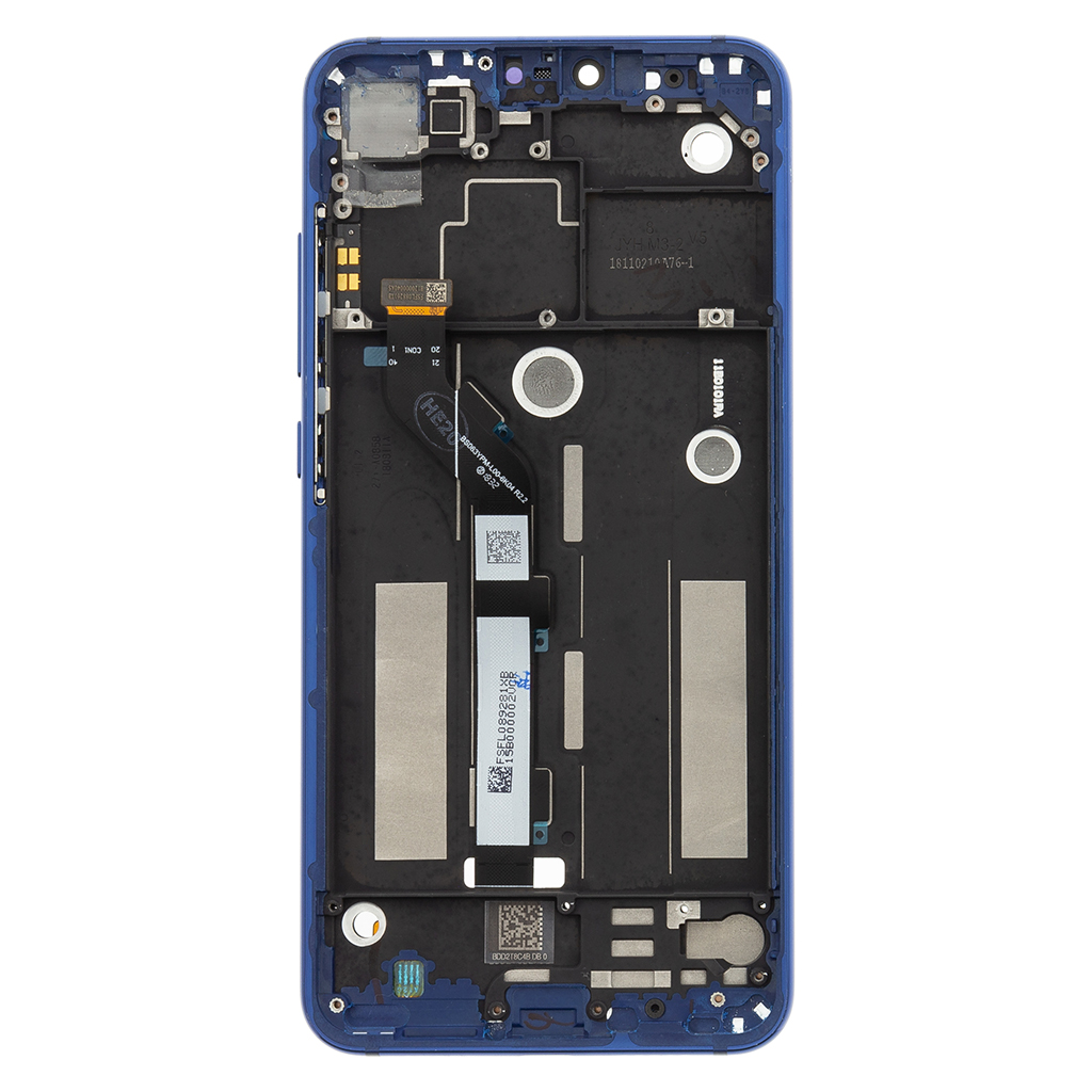 LCD + dotyk + predný kryt pre Xiaomi Mi 8 Lite, blue (Service Pack)