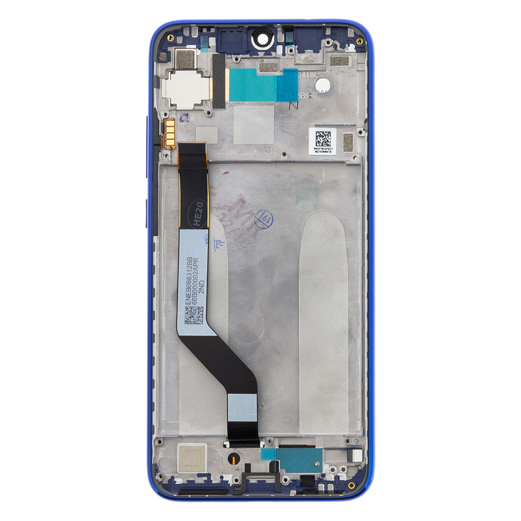 LCD + dotyk + predný kryt pre Xiaomi Redmi Note 7, blue (Service Pack)