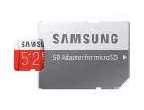 Paměťová karta Samsung microSDXC 512GB EVO Plus + SD adaptér