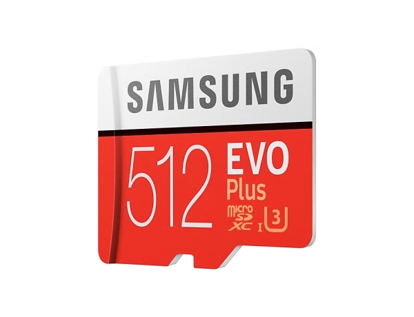 Paměťová karta Samsung microSDXC 512GB EVO Plus + SD adaptér