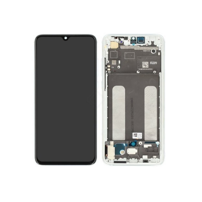 LCD + dotyk + rámček pre Xiaomi Mi 9 Lite, white (Service Pack)