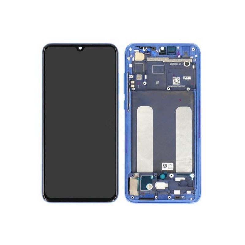 LCD + dotyk + rámček pre Xiaomi Mi 9 Lite, blue (Service Pack)