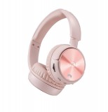 Bezdrátová sluchátka Swissten Trix růžová