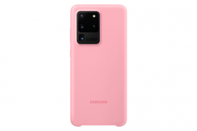 Silikónové puzdro Silicone Cover EF-PG988TPEGEU pre Samsung Galaxy S20 ultra, ružová