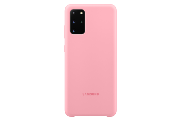 Silikonové pouzdro Silicone Cover EF-PG985TPEGEU pro Samsung Galaxy S20 plus, růžová