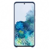 Silikonové pouzdro Silicone Cover EF-PG985TNEGEU pro Samsung Galaxy S20 plus, tmavě modrá
