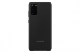 Silikónové puzdro Silicone Cover EF-PG985TBEGEU pre Samsung Galaxy S20 plus, čierna