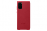 Ochranný kryt Leather Cover pro Samsung Galaxy S20 plus, červená