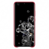Ochranný kryt Leather Cover pro Samsung Galaxy S20 plus, červená