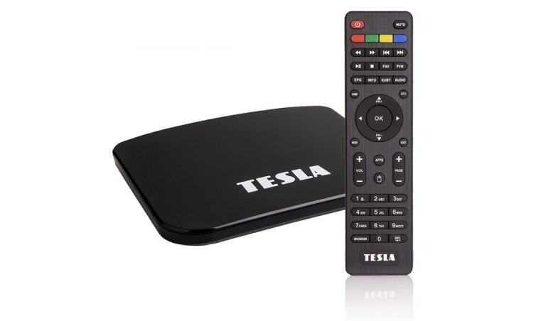 Multimediální centrum TESLA MediaBox TEH-500 PLUS/ 4K Ultra HD/ DVB-T/T2/C/ s Android 9 Pie
