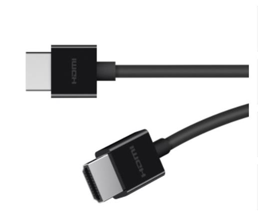 Vysokorýchlostný HDMI kábel Belkin 2.1- 8K - 2m, čierna