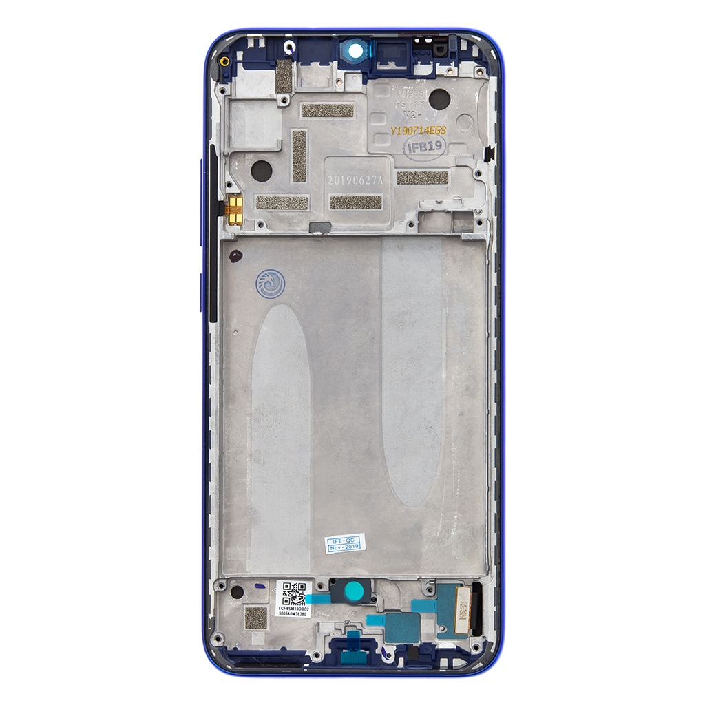 LCD + dotyk + predný kryt pre Xiaomi Mi A3, blue