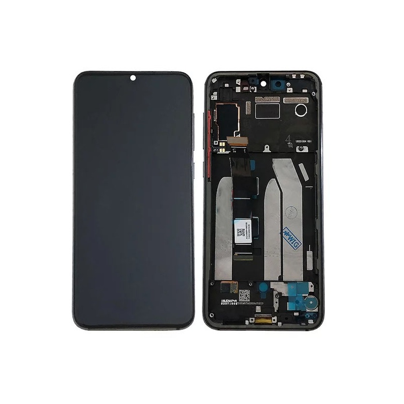 LCD + dotyk + rámček pre Xiaomi Mi 9 SE, violet black (Service Pack)