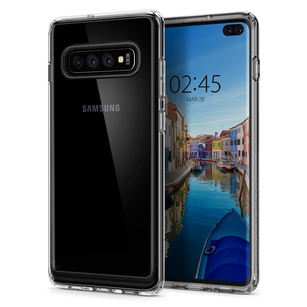 Ochranný kryt Spigen Ultra Hybrid pro Samsung Galaxy S20 Ultra, transparentní